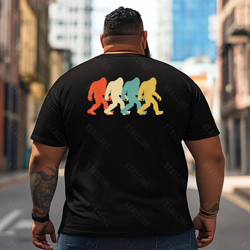 Bigfoot Sasquatch Yeti T0 5D2F 008 Men T Shirts Big and Tall Men Shirts Plus Size Short Sleeve Fashion Casual T Shirt Graphic Tee Shirts Tshirts