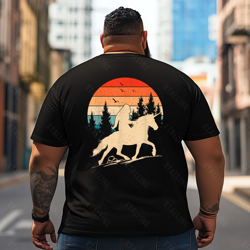 Bigfoot Sasquatch Yeti T0 5D2F 009 Men T Shirts Big and Tall Men Shirts Plus Size Short Sleeve Fashion Casual T Shirt Graphic Tee Shirts Tshirts
