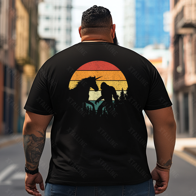 Bigfoot Sasquatch Yeti T0 5D2F 017 Men T Shirts Big and Tall Men Shirts Plus Size Short Sleeve Fashion Casual T Shirt Graphic Tee Shirts Tshirts