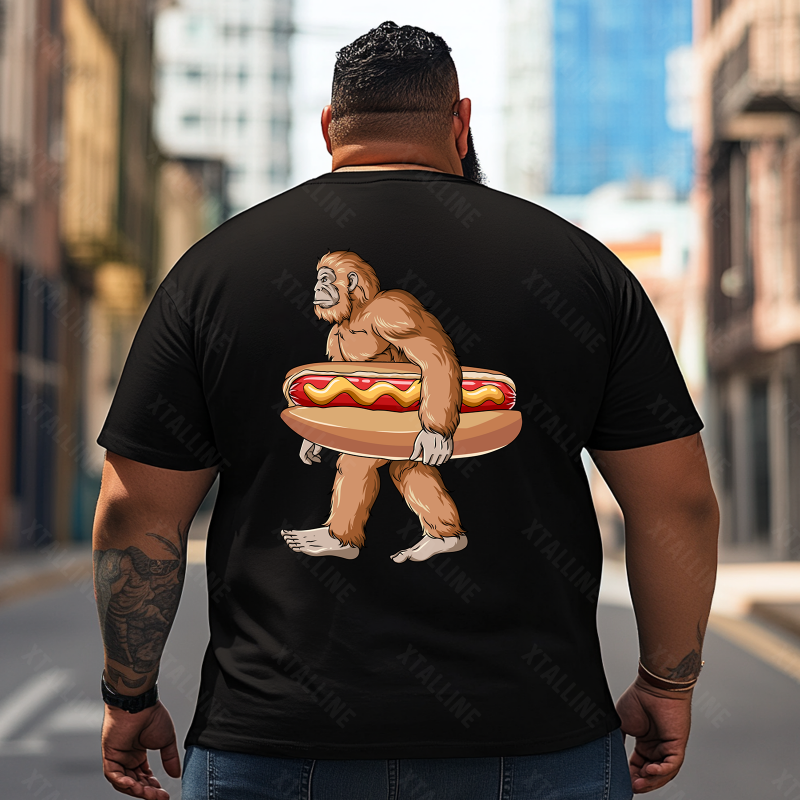 Bigfoot Sasquatch Yeti T0 5D2F 111 Men T Shirts Big and Tall Men Shirts Plus Size Short Sleeve Fashion Casual T Shirt Graphic Tee Shirts Tshirts