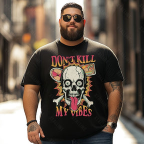 Skull Skeleton T0 5D2C 154 Men T Shirts Big and Tall Men Shirts Plus Size Short Sleeve Fashion Casual T Shirt Graphic Tee Shirts Tshirts