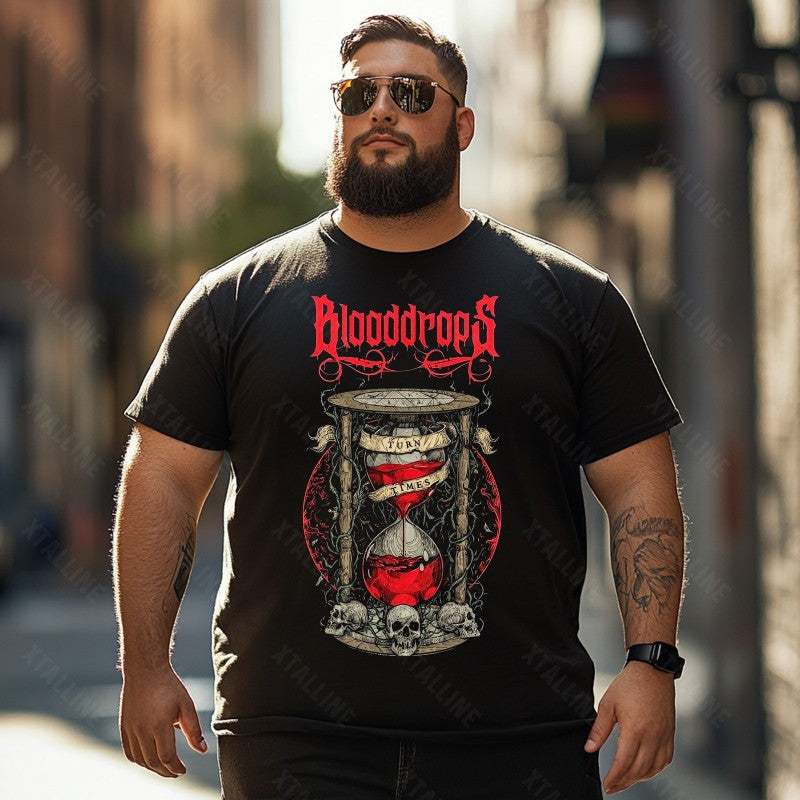 Skull Skeleton T0 5D2E 020 Men T Shirts Big and Tall Men Shirts Plus Size Short Sleeve Fashion Casual T Shirt Graphic Tee Shirts Tshirts