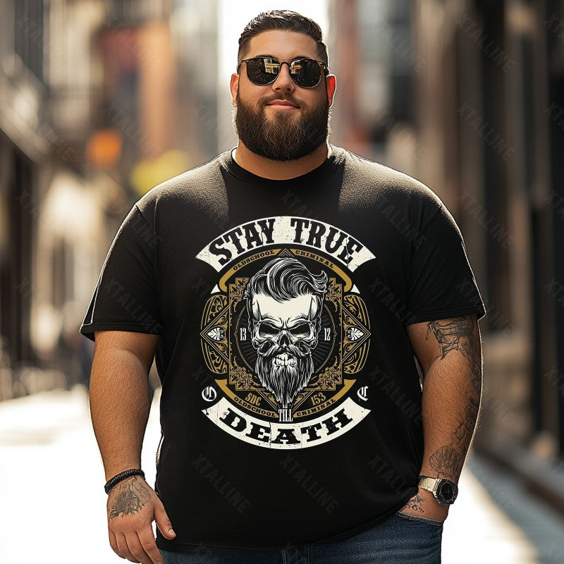 Skull Skeleton T0 5D2E 021 Men T Shirts Big and Tall Men Shirts Plus Size Short Sleeve Fashion Casual T Shirt Graphic Tee Shirts Tshirts