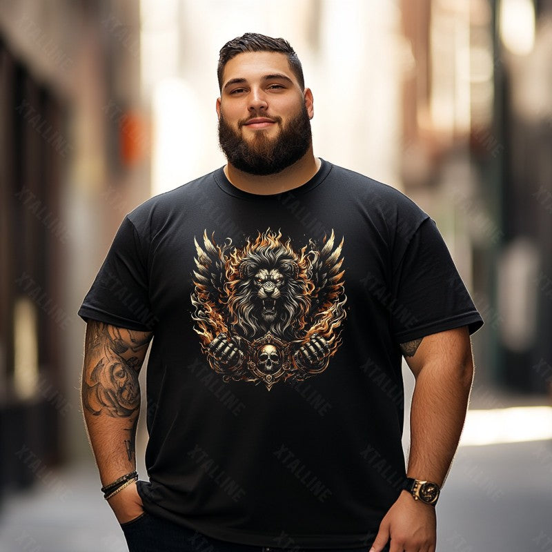 Skull Skeleton T0 5D2E 024 Men T Shirts Big and Tall Men Shirts Plus Size Short Sleeve Fashion Casual T Shirt Graphic Tee Shirts Tshirts