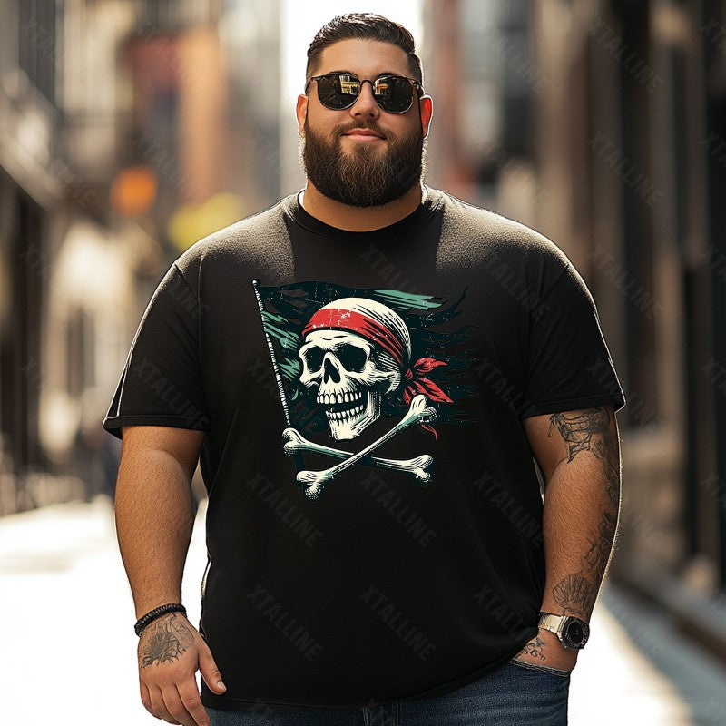 Skull Skeleton T0 5D2E 033 Men T Shirts Big and Tall Men Shirts Plus Size Short Sleeve Fashion Casual T Shirt Graphic Tee Shirts Tshirts