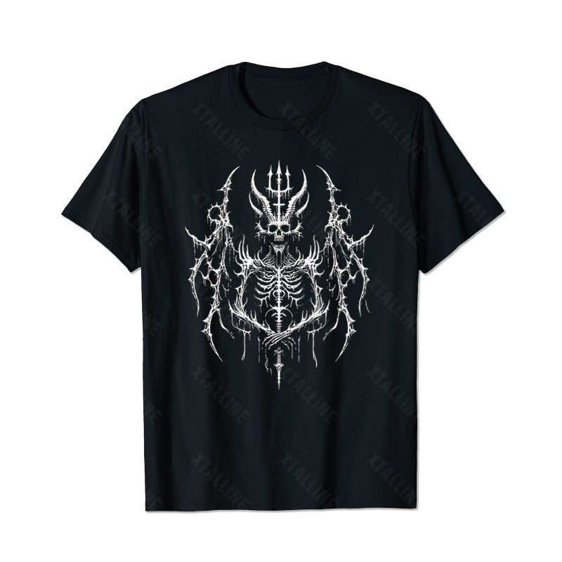 Skull Skeleton T0 5D2C 002 Men T Shirts Big and Tall Men Shirts Plus Size Short Sleeve Fashion Casual T Shirt Graphic Tee Shirts Tshirts