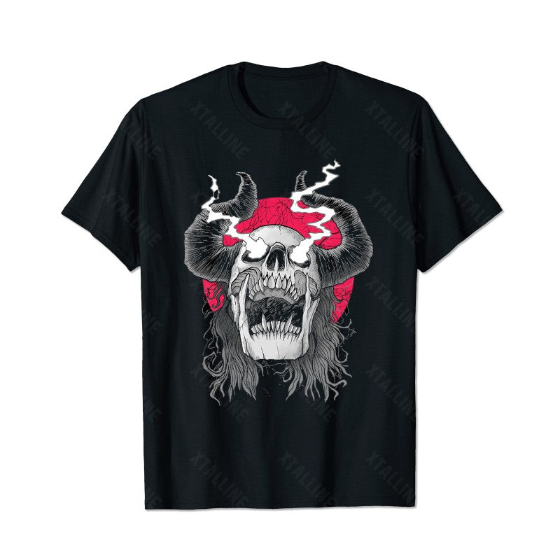 Skull Skeleton T0 5D2C 003 Men T Shirts Big and Tall Men Shirts Plus Size Short Sleeve Fashion Casual T Shirt Graphic Tee Shirts Tshirts