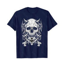 Skull Skeleton T0 5D2C 004 Men T Shirts Big and Tall Men Shirts Plus Size Short Sleeve Fashion Casual T Shirt Graphic Tee Shirts Tshirts