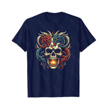 Skull Skeleton T0 5D2C 007 Men T Shirts Big and Tall Men Shirts Plus Size Short Sleeve Fashion Casual T Shirt Graphic Tee Shirts Tshirts