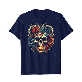 Skull Skeleton T0 5D2C 007 Men T Shirts Big and Tall Men Shirts Plus Size Short Sleeve Fashion Casual T Shirt Graphic Tee Shirts Tshirts