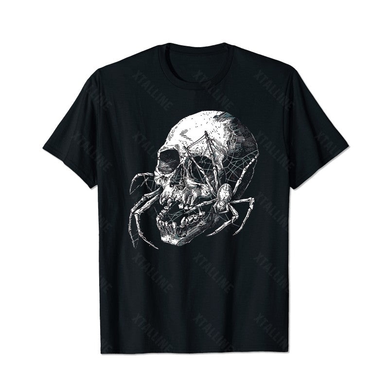 Skull Skeleton T0 5D2C 014 Men T Shirts Big and Tall Men Shirts Plus Size Short Sleeve Fashion Casual T Shirt Graphic Tee Shirts Tshirts