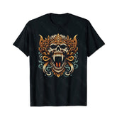 Skull Skeleton T0 5D2C 015 Men T Shirts Big and Tall Men Shirts Plus Size Short Sleeve Fashion Casual T Shirt Graphic Tee Shirts Tshirts