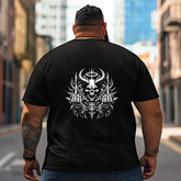 Skull Skeleton T2 5D2C 020 Men T Shirts Big and Tall Men Shirts Plus Size Short Sleeve Fashion Casual T Shirt Graphic Tee Shirts Tshirts