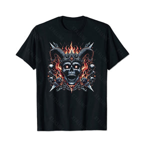 Skull Skeleton T0 5D2C 023 Men T Shirts Big and Tall Men Shirts Plus Size Short Sleeve Fashion Casual T Shirt Graphic Tee Shirts Tshirts