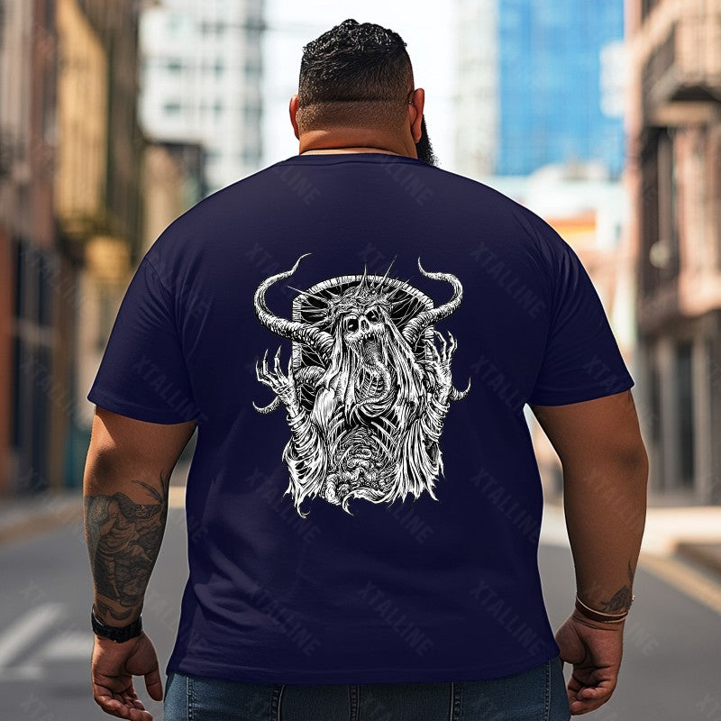 Skull Skeleton T2 5D2C 042 Men T Shirts Big and Tall Men Shirts Plus Size Short Sleeve Fashion Casual T Shirt Graphic Tee Shirts Tshirts