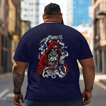 Skull Skeleton T2 5D2C 050 Men T Shirts Big and Tall Men Shirts Plus Size Short Sleeve Fashion Casual T Shirt Graphic Tee Shirts Tshirts