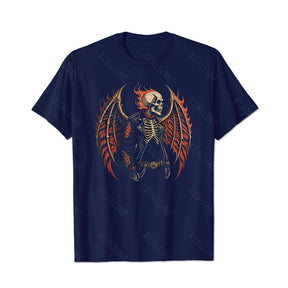 Skull Skeleton T0 5D2C 058 Men T Shirts Big and Tall Men Shirts Plus Size Short Sleeve Fashion Casual T Shirt Graphic Tee Shirts Tshirts