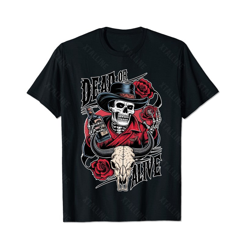 Skull Skeleton T0 5D2C 062 Men T Shirts Big and Tall Men Shirts Plus Size Short Sleeve Fashion Casual T Shirt Graphic Tee Shirts Tshirts