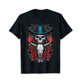 Skull Skeleton T0 5D2C 063 Men T Shirts Big and Tall Men Shirts Plus Size Short Sleeve Fashion Casual T Shirt Graphic Tee Shirts Tshirts