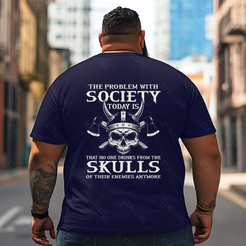 Skull Skeleton T2 5D2C 090 Men T Shirts Big and Tall Men Shirts Plus Size Short Sleeve Fashion Casual T Shirt Graphic Tee Shirts Tshirts