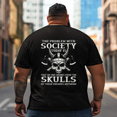 Skull Skeleton T2 5D2C 090 Men T Shirts Big and Tall Men Shirts Plus Size Short Sleeve Fashion Casual T Shirt Graphic Tee Shirts Tshirts