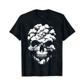 Skull Skeleton T0 5D2C 150 Men T Shirts Big and Tall Men Shirts Plus Size Short Sleeve Fashion Casual T Shirt Graphic Tee Shirts Tshirts