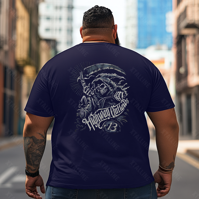 Skull Skeleton T2 5D2E 005 Men T Shirts Big and Tall Men Shirts Plus Size Short Sleeve Fashion Casual T Shirt Graphic Tee Shirts Tshirts