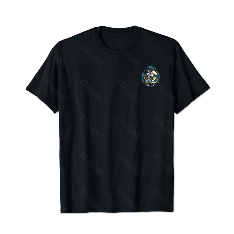 Skull Skeleton T2 5D2E 006 Men T Shirts Big and Tall Men Shirts Plus Size Short Sleeve Fashion Casual T Shirt Graphic Tee Shirts Tshirts