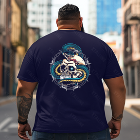 Skull Skeleton T2 5D2E 006 Men T Shirts Big and Tall Men Shirts Plus Size Short Sleeve Fashion Casual T Shirt Graphic Tee Shirts Tshirts