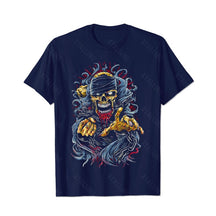 Skull Skeleton T0 5D2E 008 Men T Shirts Big and Tall Men Shirts Plus Size Short Sleeve Fashion Casual T Shirt Graphic Tee Shirts Tshirts