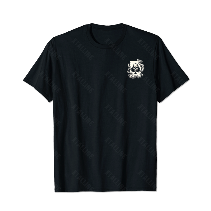 Skull Skeleton T2 5D2E 010 Men T Shirts Big and Tall Men Shirts Plus Size Short Sleeve Fashion Casual T Shirt Graphic Tee Shirts Tshirts