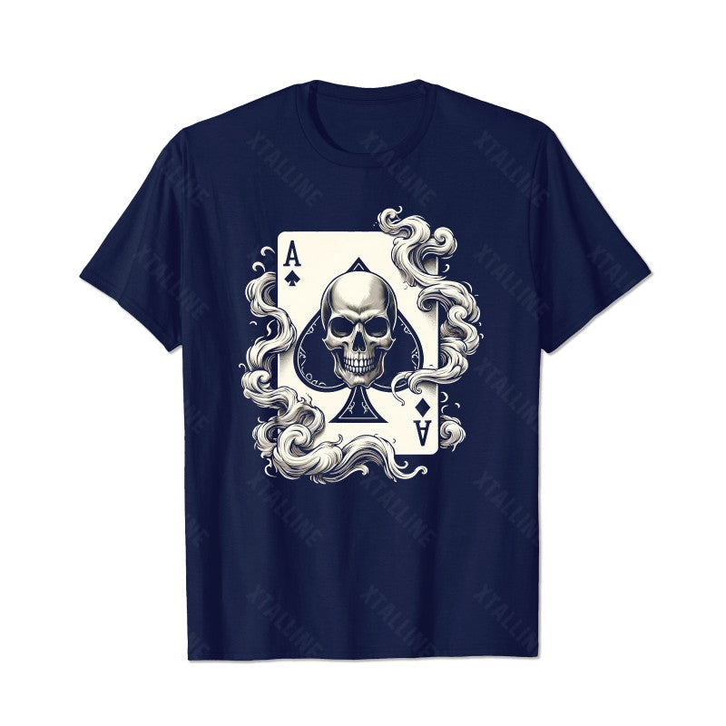 Skull Skeleton T0 5D2E 010 Men T Shirts Big and Tall Men Shirts Plus Size Short Sleeve Fashion Casual T Shirt Graphic Tee Shirts Tshirts