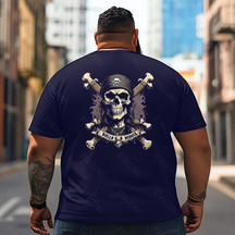 Skull Skeleton T2 5D2E 014 Men T Shirts Big and Tall Men Shirts Plus Size Short Sleeve Fashion Casual T Shirt Graphic Tee Shirts Tshirts