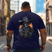 Skull Skeleton T2 5D2E 016 Men T Shirts Big and Tall Men Shirts Plus Size Short Sleeve Fashion Casual T Shirt Graphic Tee Shirts Tshirts