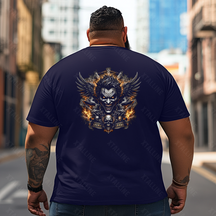 Skull Skeleton T2 5D2E 018 Men T Shirts Big and Tall Men Shirts Plus Size Short Sleeve Fashion Casual T Shirt Graphic Tee Shirts Tshirts