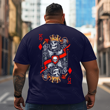 Skull Skeleton T2 5D2E 022 Men T Shirts Big and Tall Men Shirts Plus Size Short Sleeve Fashion Casual T Shirt Graphic Tee Shirts Tshirts