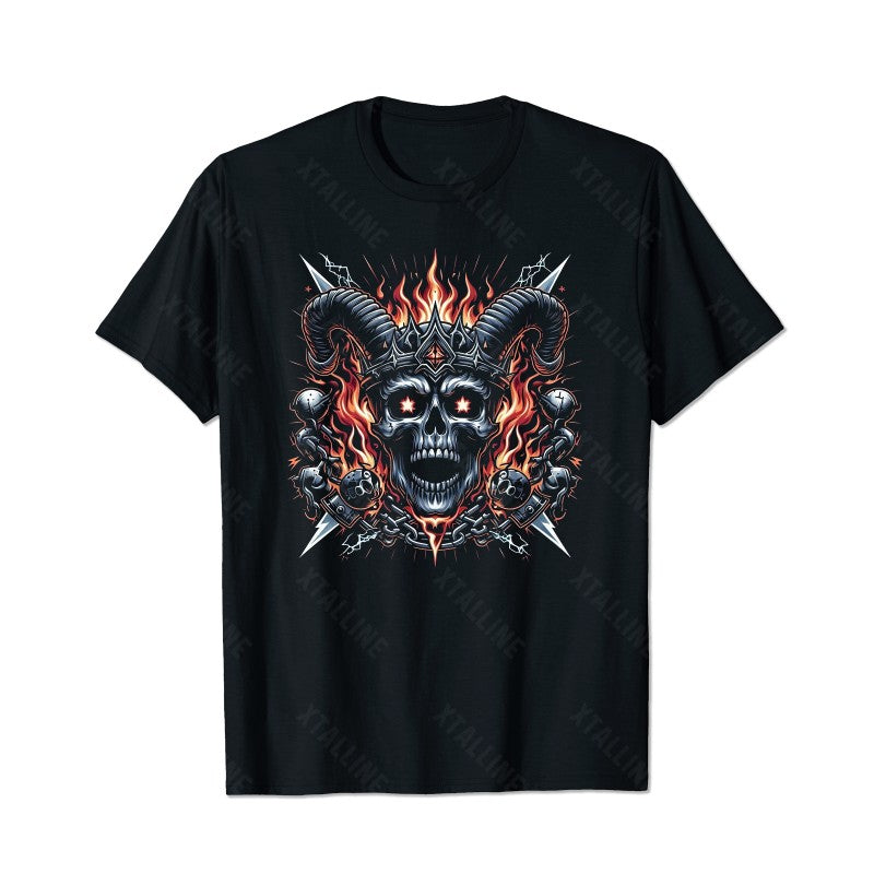 Skull Skeleton T0 5D2E 023 Men T Shirts Big and Tall Men Shirts Plus Size Short Sleeve Fashion Casual T Shirt Graphic Tee Shirts Tshirts