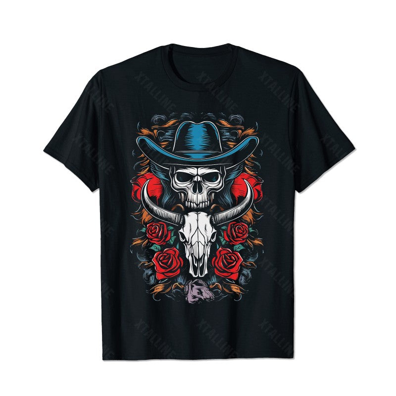 Skull Skeleton T0 5D2E 029 Men T Shirts Big and Tall Men Shirts Plus Size Short Sleeve Fashion Casual T Shirt Graphic Tee Shirts Tshirts