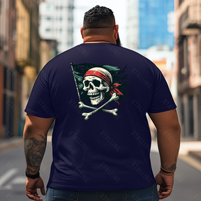 Skull Skeleton T2 5D2E 033 Men T Shirts Big and Tall Men Shirts Plus Size Short Sleeve Fashion Casual T Shirt Graphic Tee Shirts Tshirts