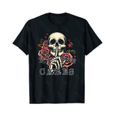 Skull Skeleton T0 5D2E 034 Men T Shirts Big and Tall Men Shirts Plus Size Short Sleeve Fashion Casual T Shirt Graphic Tee Shirts Tshirts