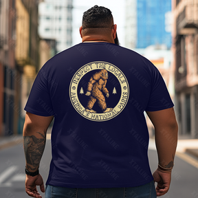 Bigfoot Sasquatch Yeti T0 5D2F 001 Men T Shirts Big and Tall Men Shirts Plus Size Short Sleeve Fashion Casual T Shirt Graphic Tee Shirts Tshirts