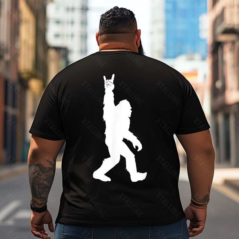 Bigfoot Sasquatch Yeti T0 5D2F 002 Men T Shirts Big and Tall Men Shirts Plus Size Short Sleeve Fashion Casual T Shirt Graphic Tee Shirts Tshirts