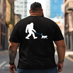 Bigfoot Sasquatch Yeti T0 5D2F 003 Men T Shirts Big and Tall Men Shirts Plus Size Short Sleeve Fashion Casual T Shirt Graphic Tee Shirts Tshirts