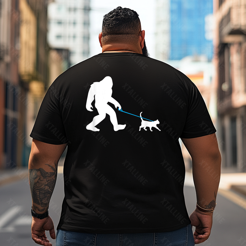 Bigfoot Sasquatch Yeti T0 5D2F 003 Men T Shirts Big and Tall Men Shirts Plus Size Short Sleeve Fashion Casual T Shirt Graphic Tee Shirts Tshirts