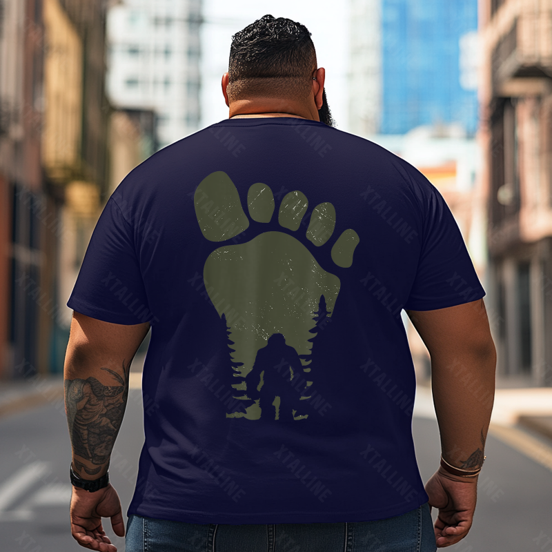 Bigfoot Sasquatch Yeti T0 5D2F 005 Men T Shirts Big and Tall Men Shirts Plus Size Short Sleeve Fashion Casual T Shirt Graphic Tee Shirts Tshirts