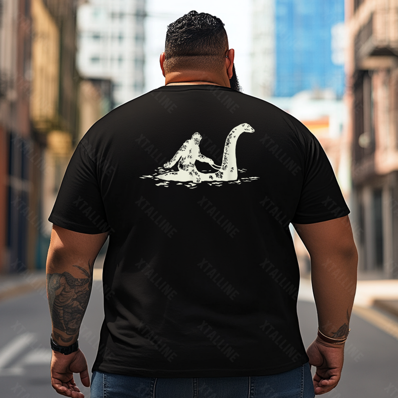 Bigfoot Sasquatch Yeti T0 5D2F 006 Men T Shirts Big and Tall Men Shirts Plus Size Short Sleeve Fashion Casual T Shirt Graphic Tee Shirts Tshirts