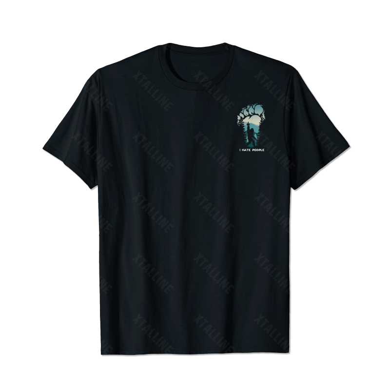 Bigfoot Sasquatch Yeti T0 5D2F 010 Men T Shirts Big and Tall Men Shirts Plus Size Short Sleeve Fashion Casual T Shirt Graphic Tee Shirts Tshirts