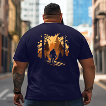 Bigfoot Sasquatch Yeti T0 5D2F 011 Men T Shirts Big and Tall Men Shirts Plus Size Short Sleeve Fashion Casual T Shirt Graphic Tee Shirts Tshirts