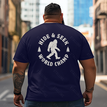 Bigfoot Sasquatch Yeti T0 5D2F 014 Men T Shirts Big and Tall Men Shirts Plus Size Short Sleeve Fashion Casual T Shirt Graphic Tee Shirts Tshirts