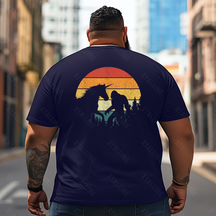 Bigfoot Sasquatch Yeti T0 5D2F 017 Men T Shirts Big and Tall Men Shirts Plus Size Short Sleeve Fashion Casual T Shirt Graphic Tee Shirts Tshirts